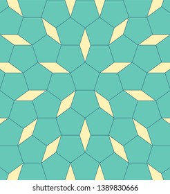 Geometric shape pentagon with rhomb. Abstract vector EPS 10 illustration