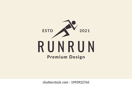 geometrische Formen von Menschen mit Logo, Vektorgrafik-Design