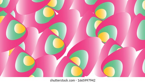 diseño de fondo de color rosa de forma geométrica 