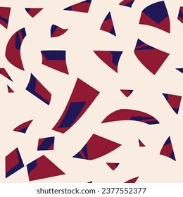 Geometrisches Druckmuster, nahtloses Design