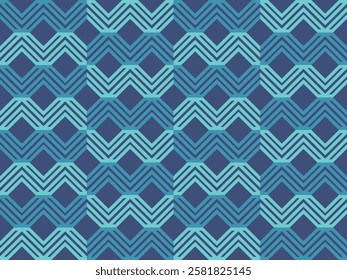 Geometric shape seamless pattern. Abstract geometric background, wrapping paper, fabric, wallpaper with hand drawn style vector illustration
