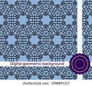 geometric shape. Geometric seamless pattern. vector illustration for wallpaper design, prints