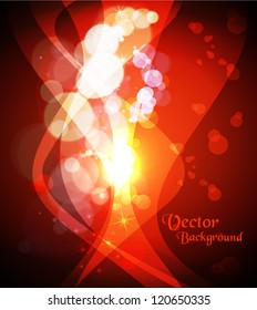 Geometric shape shiny wave abstract background