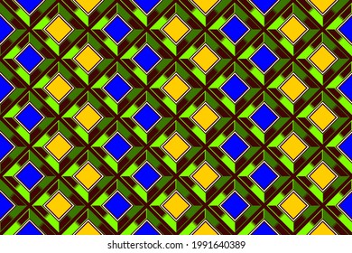 geometric shape square, african seamless pattern, picture art and abstract background.