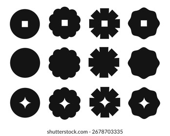 Geometric Shape Variations Circular and Polygonal Forms