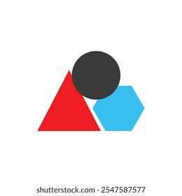 Geometric Shape vector design on white background