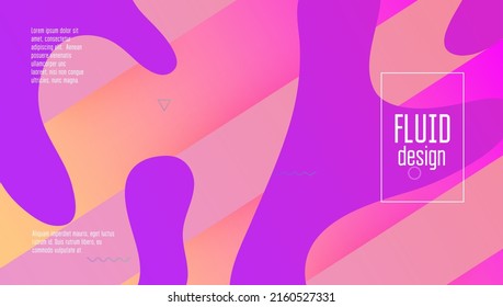 Forma geométrica. Violet Memphis Design. Página Aterrizaje de Ondas. Textura líquida. Fondo multicolor. Diseño futurista. Fondo arcoiris plano. Papel gráfico. Forma geométrica magenta