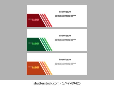 Geometrisches Bannerdesign mit grauem Hintergrund.
