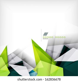 Geometric shapes abstract background