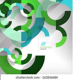 Geometric shapes abstract background