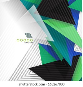 Fondo abstracto de formas geométricas