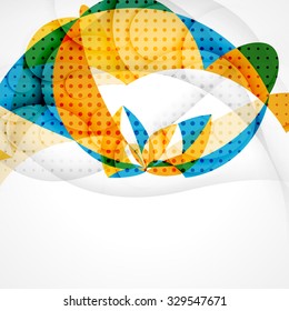 Geometric shapes abstract background.Can be used for business presentations, website background, brochure cover