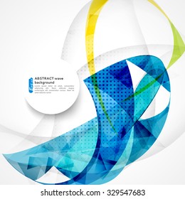 Geometric shapes abstract background.Can be used for business presentations, website background, brochure cover