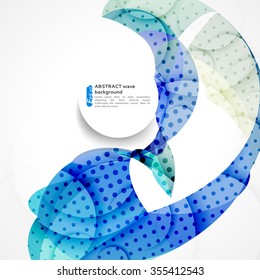 Geometric shapes abstract background, can be used for business presentations, website background, brochure cover 