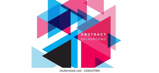 geometric shapes abstract background modern for banners, posters, flyers
