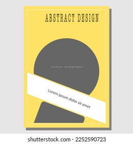 Geometric shapes in an abstract combination. Design of a poster, banner, poster, cover or postcard. Corporate style layout. The idea of the interior, prints and decorations. Layout for creative design