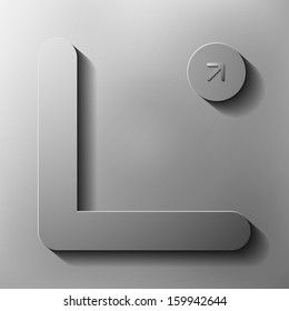 geometric shapes, abstract icon, vector style