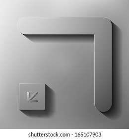 geometric shapes, abstract icon, vector style