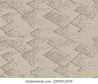 Geometric Shapes Abstract, Seamless Vector Pattern.