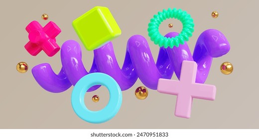 geometric shapes abstraction 3d vector