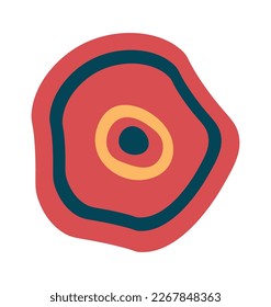 Geometric shapes with abstraction. Vector illustration