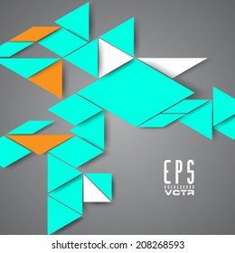 Geometric Shapes Background