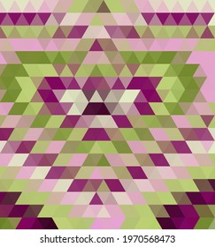 Geometric shapes background. Colorful mosaic pattern. Triangles.