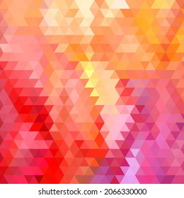 Geometric shapes background. Colorful mosaic pattern. Triangle