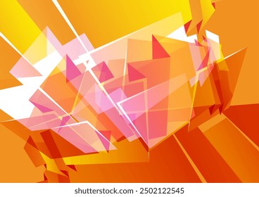 Geometric shapes background design. Design in horizontal, vertical and square compositions. vector illustration