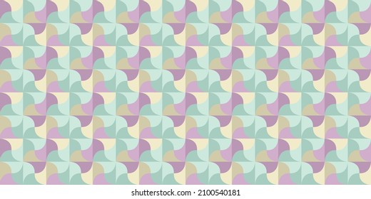 Geometric shapes background. Seamless pattern. Vector.