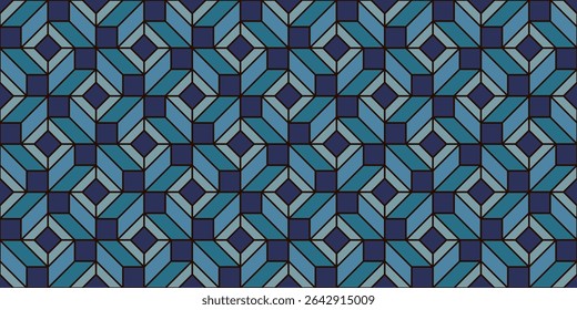 Geometric shapes background. Seamless pattern.Vector.