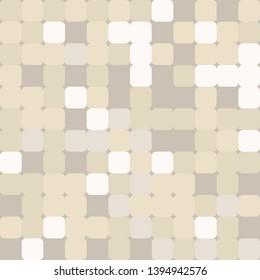 Geometric shapes background. Squares mosaic seamless pattern . Vector geometric background. 