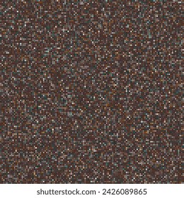 Geometric shapes background. Various style squares in multiple colors. Earthy tones with a touch of gray. Fresh vector illustration.