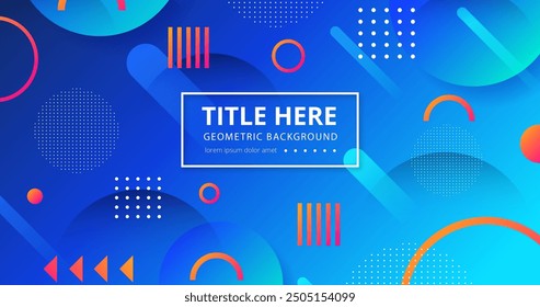 Diseño de Vector de fondo de Formas geométricas en eps 10