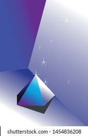 Geometric shapes background vector illustration, theme for mobile phones

