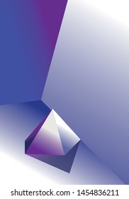 Geometric shapes background vector illustration, theme for mobile phones

