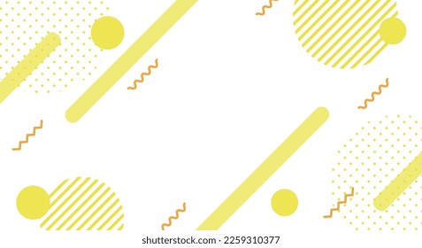 Geometric shapes background vector illustration