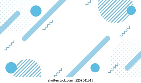 Geometric shapes background vector illustration