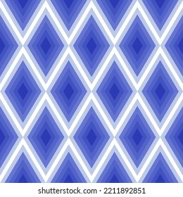 Geometric shapes in blue tones layer rhombus design for wallpaper,screen,fabric,