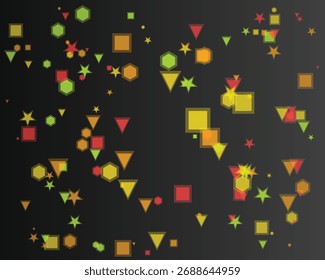 Geometric shapes celebration colorful abstract background for party or event