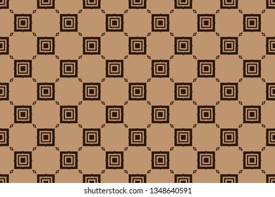 geometric shapes and color image. decoration for your desktop. geometric patterns . modern background. Vintage seamless pattern for decoration, brown pattern, brown image 
