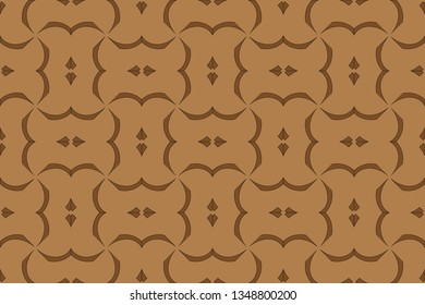 Geometric shapes and color image. Decoration for your desktop. Geometric patterns. Modern background. Brown pattern, brown image    Vintage seamless pattern for decoration, 