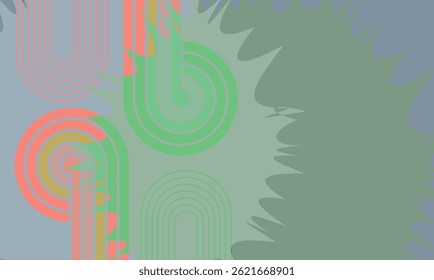 geometric shapes colorful vector background. Dynamic shapes pattern background