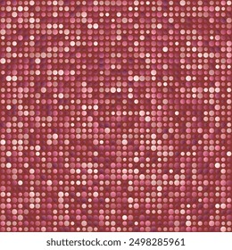 Geometric shapes composition. Gradiented circles in multiple colors. Red, Pink, Coral, Light Brown, Dark Brown. Bold vector illustration.