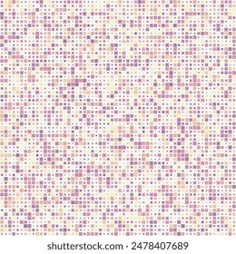 Geometric shapes composition. Stacked square frames in multiple colors. Soft pink, dusty rose, pale peach, warm gray. Radiant vector illustration.