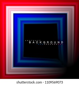 Geometric shapes created with fluid multicolored lines. Vector artistic illustration for presentation, app wallpaper, banner or poster