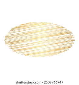 geometric shapes crossed out with gold lines. Vector element illustration