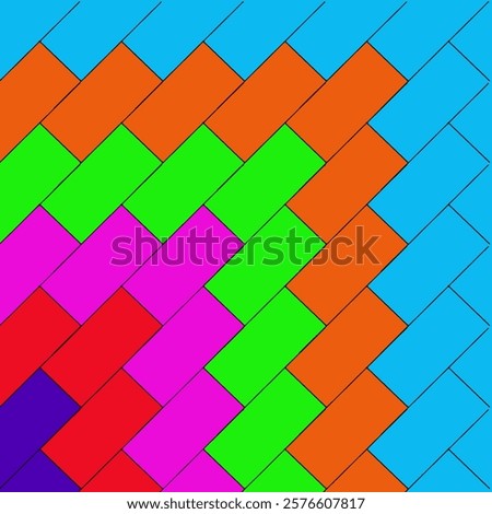 Geometric shapes dance across the screen, creating dynamic patterns. This design is truly inspiring.