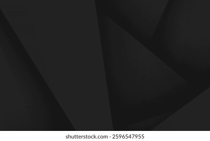 Geometric shapes in a dark gray create an abstract, modern background with polygon style.