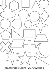 Geometric Shapes Design for School Project